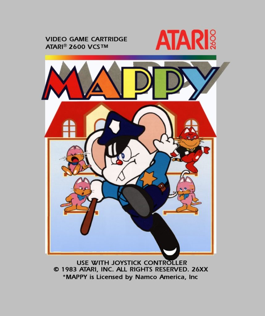 Mappy posible portada - Atari 2600