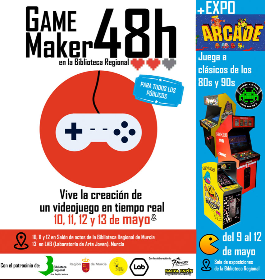 Taller de Game Maker y ExpoArcade en Murcia